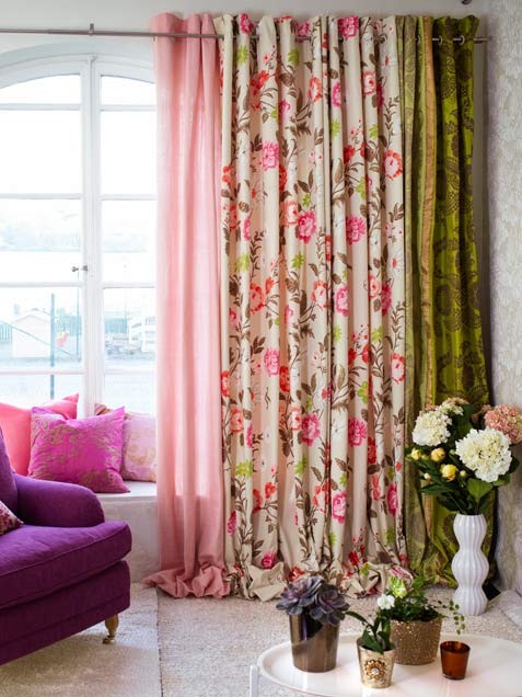 flower curtain